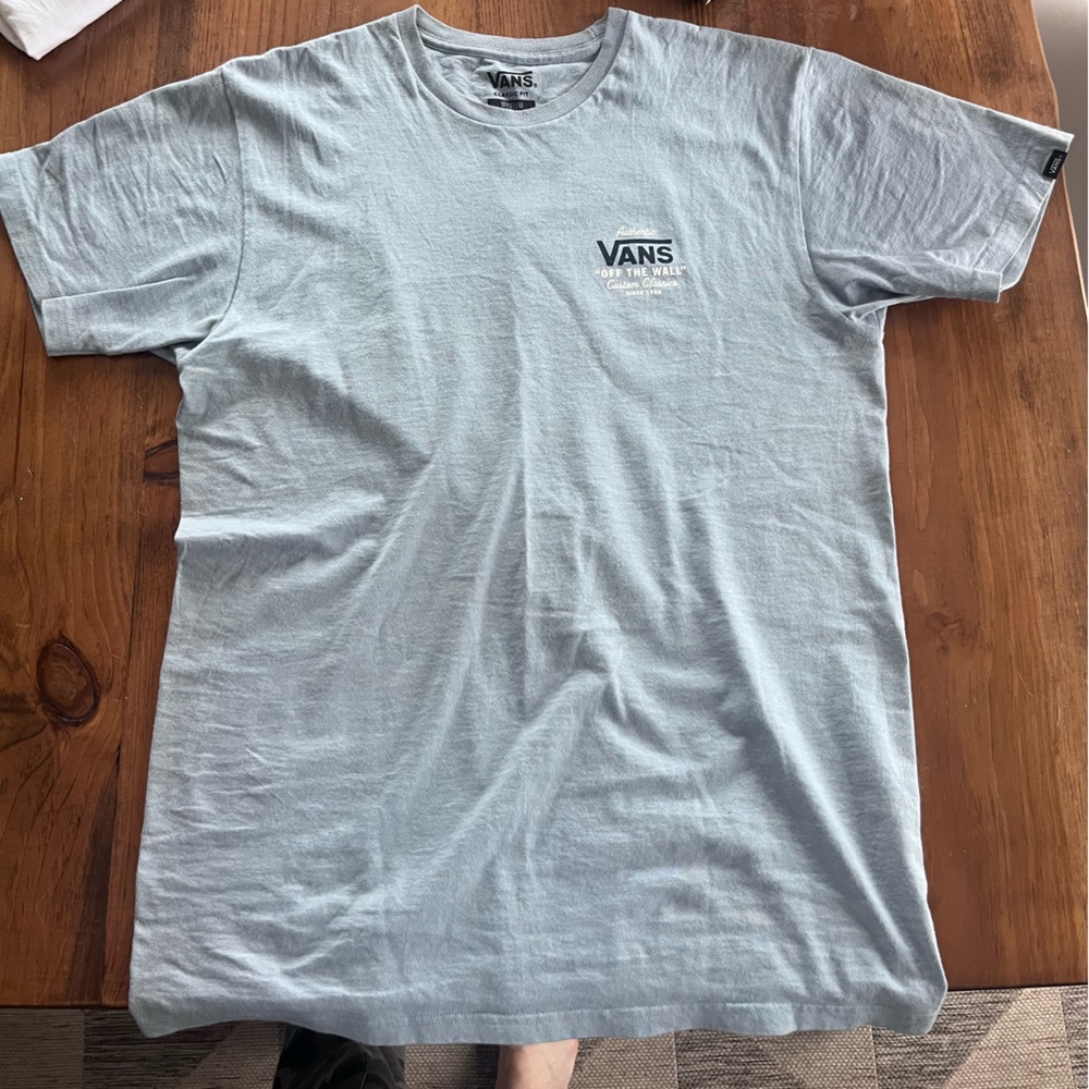 Vans Authentic Rare Light Blue Men's Shirt, medium size